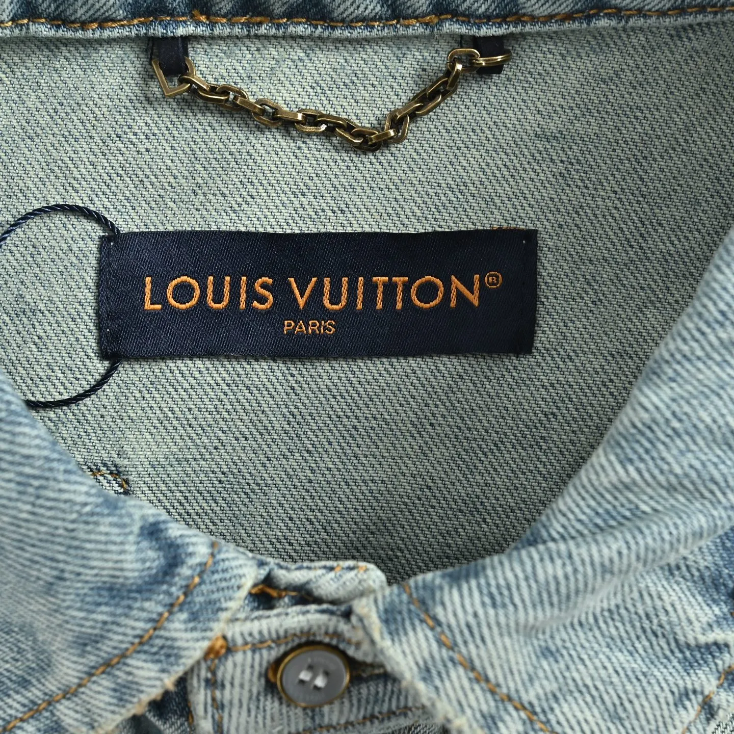 Louis Vuitton/Louis Vuitton presbyopic patchwork denim jacket